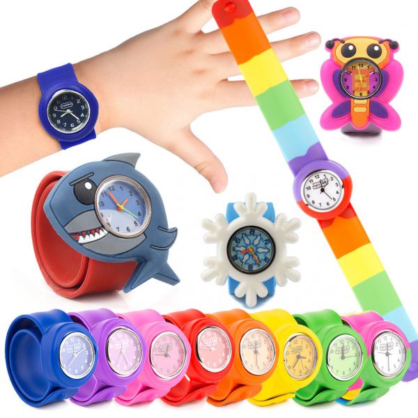 Wacky Watches Snap On Slap Band For Kids Boys Girls